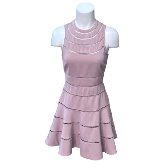 Keepsake The Label Pink Fit  Flare Dress Size Small - Picture 2 of 12